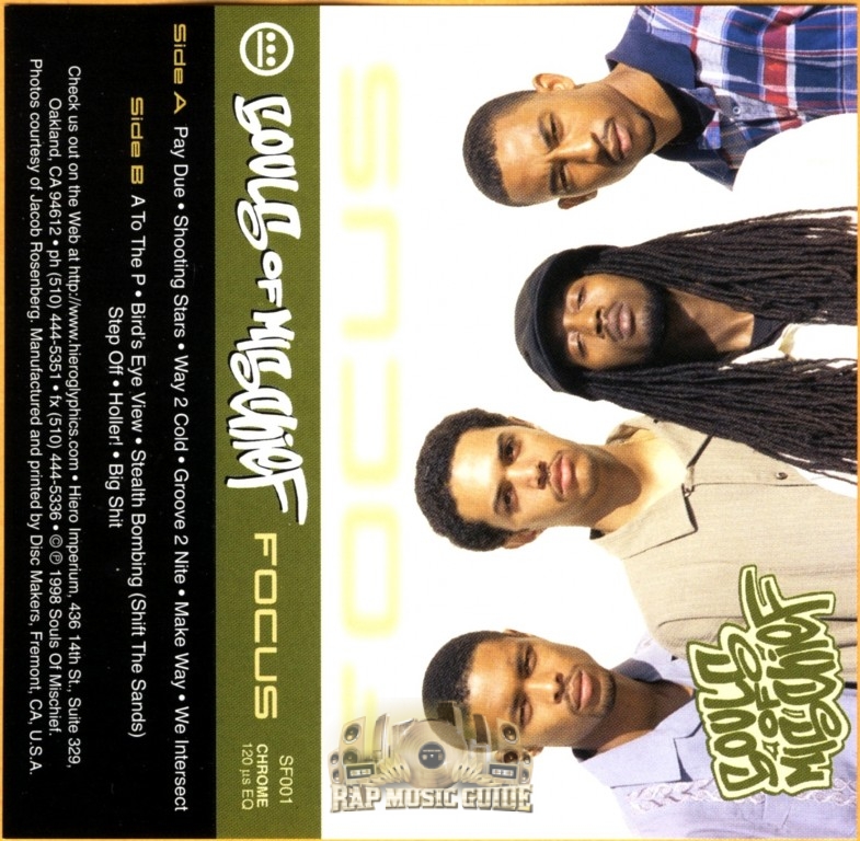 Souls of Mischief - Focus: Cassette Tape | Rap Music Guide